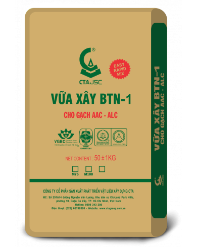 VỮA XÂY CHUYÊN DỤNG AAC - ALC